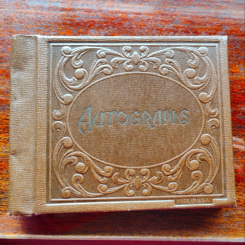 Vintage Autograph Book, 1950